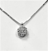 Collana Fanton Gioielli Donna PUNTO LUCE DIAMANTI in Oro Diamante 0.40 Ct COOR-74-52 - COOR-74-52